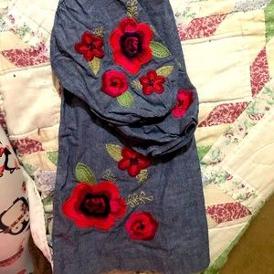 Hand stitched boutique girls 4T dress.